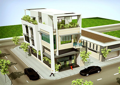 10+ Mẫu nhà phố 3 tầng kết hợp kinh doanh thu hút khách