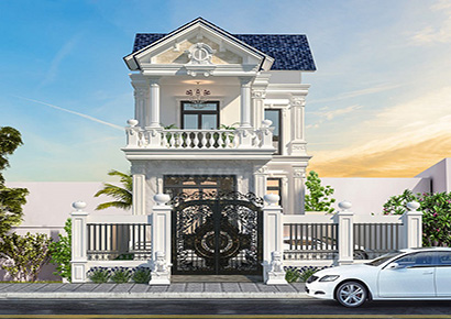 Top Mẫu nhà tân cổ điển 2 tầng đẹp 2022