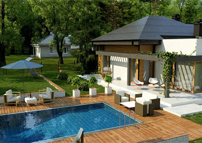 Top 10+ Mẫu thiết kế nhà vườn có hồ bơi đẹp năm 2022