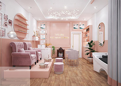 Top 10+ Mẫu thiết kế tiệm nail đẹp hút khách năm 2022