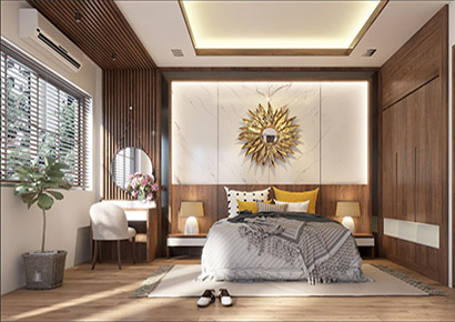 Nội Thất Phòng Ngủ Khách Sạn 4 Sao: Tiêu Chuẩn & Mẫu Đẹp 2025