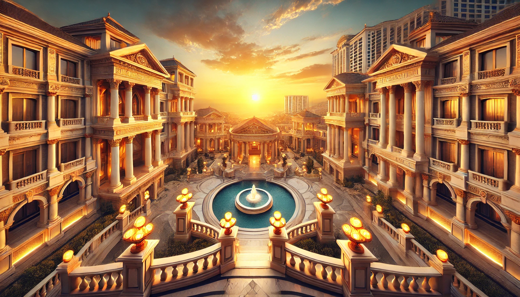 Quy hoạch khu nghỉ dưỡng kiến trúc La Mã: Sự kết hợp giữa cổ điển và hiện đại