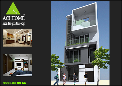 Thiết kế nhà phố 3 tầng hiện đại tại Lào Cai