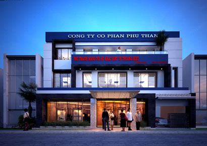 Thiết kế văn phòng kết hợp làm nhà xưởng