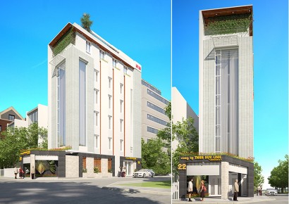 Thiết kế văn phòng làm việc tại Yên Hòa