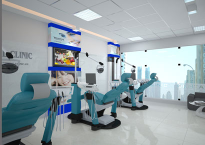 Nội thất phòng khám nha khoa Đông Hà với thiết kế hiện đại