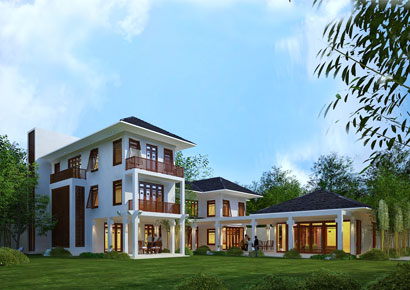 Ấn tượng phong cách thiết kế biệt thự Á Đông