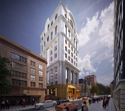 Thiết kế khách sạn kiểu Pháp 11 tầng tại Sài Gòn