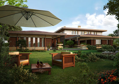 Thiết kế tiểu cảnh theo phong thủy cho biệt thự