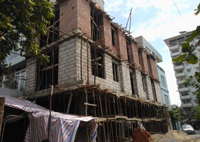 Thi công văn phòng 6 tầng hiện đại tại Yên Hòa, Cầu Giấy