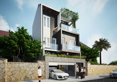 Biệt thự nhà phố 3 tầng hiện đại sang trọng Biệt thự nhà phố 3 tầng hiện đại sang trọng