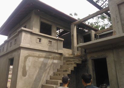 Thi công biệt thự 2 tầng kiểu Á Đông