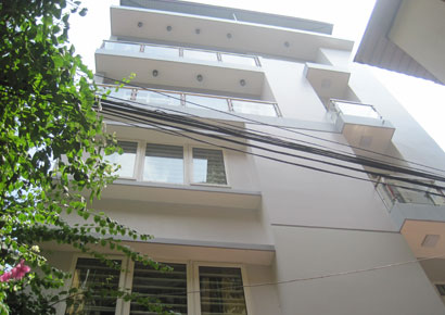 Thi công nhà phố 6 tầng hiện đại tại Hà Nội