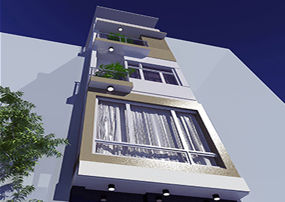 Thiết kế nhà phố 5 tầng /350m2 hiện đại