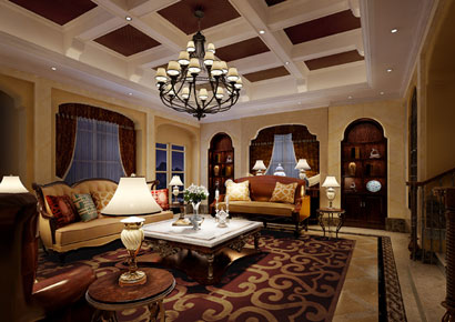 Trang hoàng biệt thự bằng nội thất tân cổ điển sang trọng