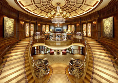 Thiết kế nội thất biệt thự cổ điển kiểu Pháp sang trọng