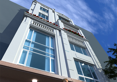 Mẫu thiết kế nhà phố 5 tầng cực đẹp