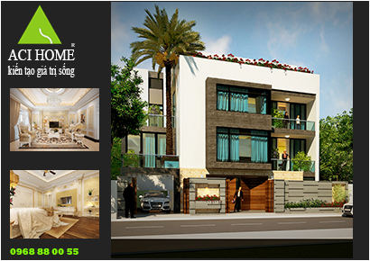 Biệt thự phố 3 tầng hiện đại - Quận 12,Sài Gòn