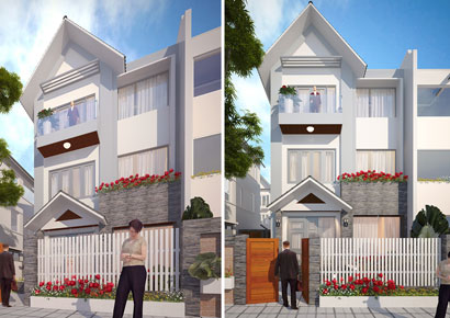 Cải tạo nhà phố 3 tầng phong cách hiện đại