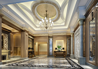 Thiết kế nội thất biệt thự 2 tầng kiểu Pháp tại Huế