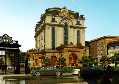 Mẫu thiết kế khách sạn kiểu Pháp đẹp ấn tượng tại Bắc Ninh