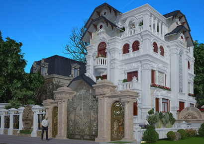 Hoa Phượng Villa - Mẫu biệt thự Pháp đẹp tại Tuyên Quang