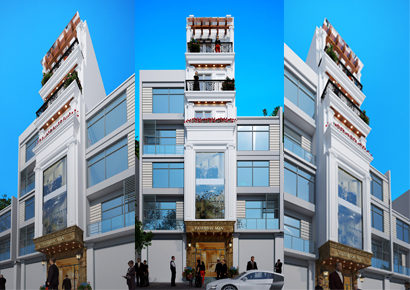 Thiết kế nhà 2 tầng - 3 tầng - 4 tầng - 5 tầng kết hợp kinh doanh