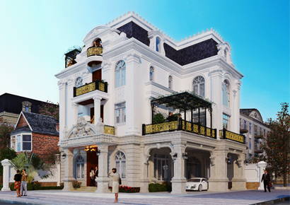 Biệt thự kiểu Pháp quyến rũ từng đường nét tại Linh Đàm-HN