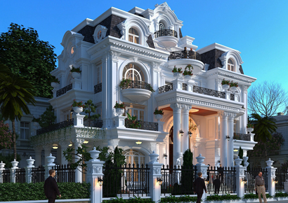 Thiết kế biệt thự kiểu Pháp tại Cần Thơ - Kiến tạo giá trị sống đích thực