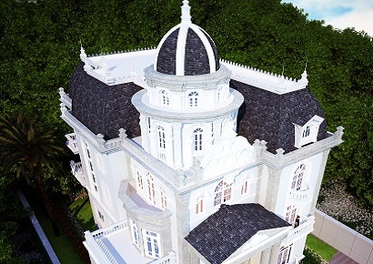 Kiểu mái vòm nào đẹp thường dùng cho thiết kế biệt thự Pháp?