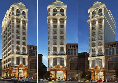 Thiết kế khách sạn kiểu Pháp - Legend Hotel - 3 sao -tại Cửa Lò