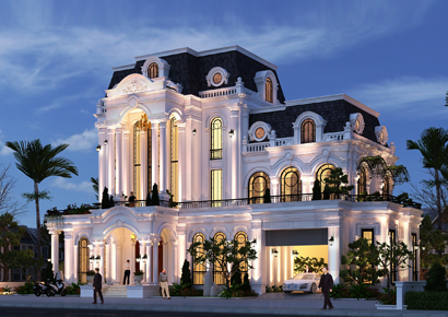Biệt thự kiểu Pháp 3,5 tầng với tất cả vẻ đẹp lung linh tại Hạ Long