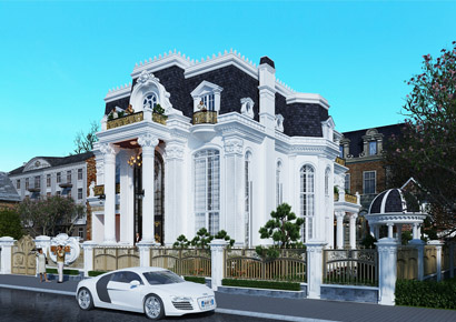 Tư vấn biệt thự cổ điển tại Hạ Long - Đẳng cấp thiết kế 3 tầng sang trọng