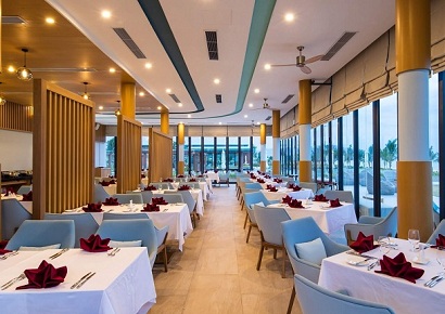 Nhà hàng tại các Resort cao cấp sẽ được bố trí ra sao?